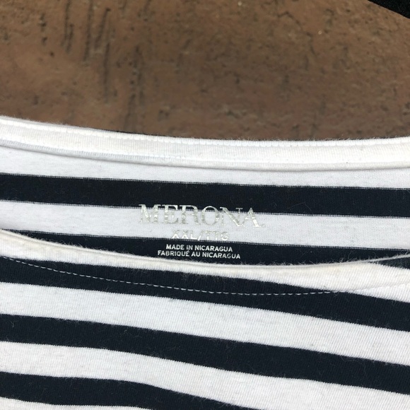 Merona Boat Neck Striped Shirt - Picture 3 of 3